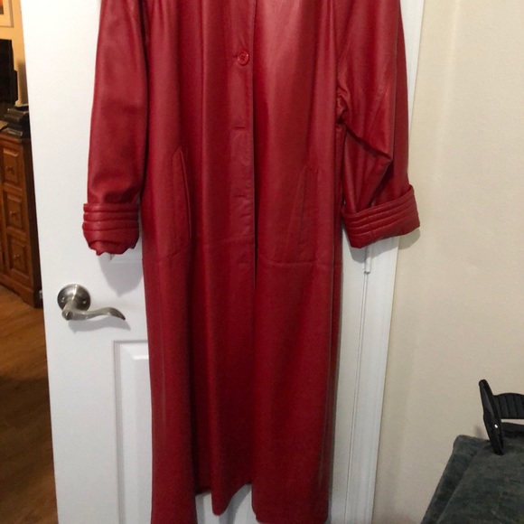 Harland Jackets & Blazers - Leather coat long
